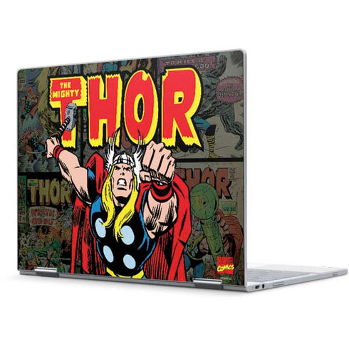 Marvel Classic Comics The Mighty Thor Vintage Pixelbook Skin
